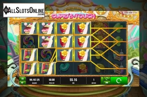 Paytable 4. Cupid's Touch from Playreels