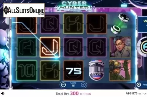 Win Screen 1. Cyber Hunter 2080 from FunFair