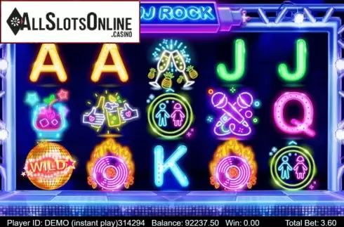 Reel Screen. DJ Rock from Triple Profits Games