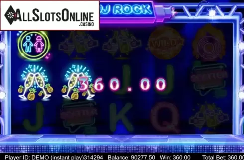 Win Screen 2. DJ Rock from Triple Profits Games