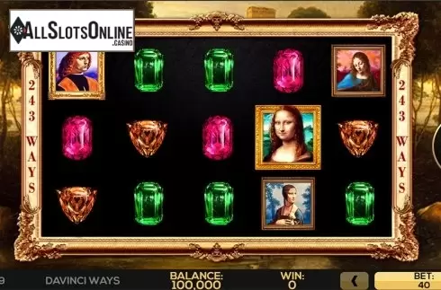 Reels screen. DaVinci Ways from High 5 Games