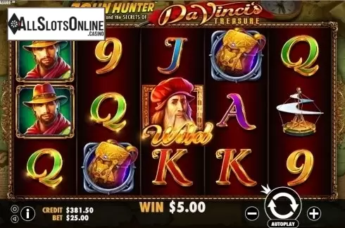Win Screen 2. Da Vinci's Treasure from Pragmatic Play