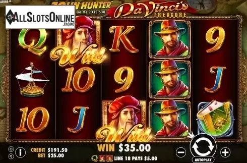 Win Screen 3. Da Vinci's Treasure from Pragmatic Play