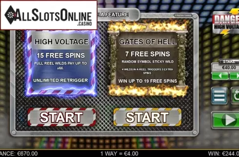 Screen 6. Danger High Voltage from Big Time Gaming