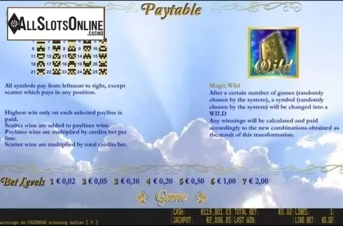 Winlines. Dante's Paradise HD from World Match