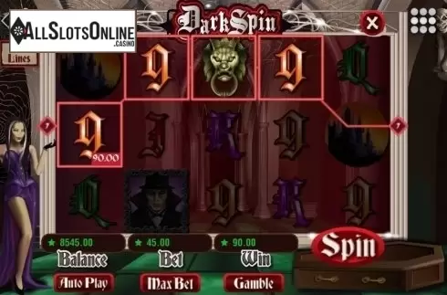 Screen6. Dark Spin from Booming Games
