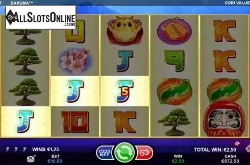 Win Screen. Daruma from Betsson Group