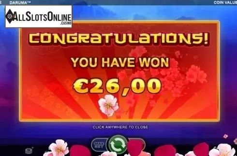 Free Spins Win. Daruma from Betsson Group