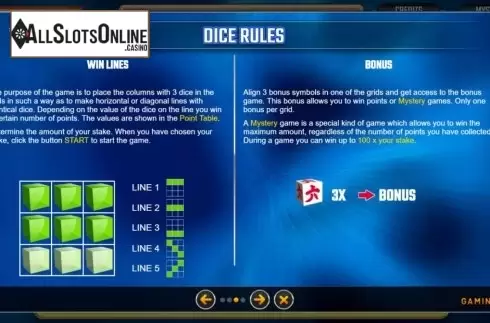 Game Rules 1. Deal Or No Deal Blue from GAMING1