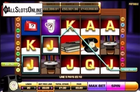 Win screen. Deal or no Deal: The Banker's Riches from Playtech