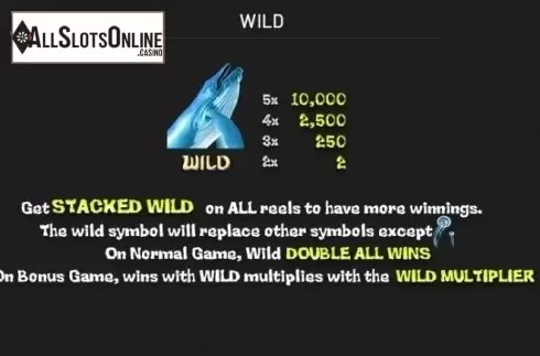 Paytable 3. Deep Blue (GamePlay) from GamePlay
