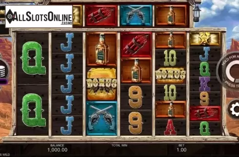 Reel Screen. Desperados Wild Megaways from Inspired Gaming