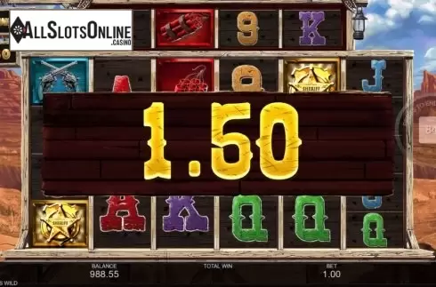 Win Screen 1. Desperados Wild Megaways from Inspired Gaming
