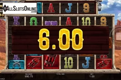 Win Screen 2. Desperados Wild Megaways from Inspired Gaming
