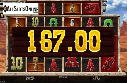 Win Screen 5. Desperados Wild Megaways from Inspired Gaming