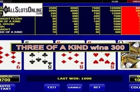 Game workflow 4. Deuces Wild (Amatic Industries) from Amatic Industries