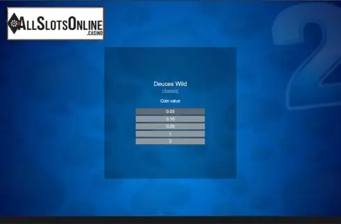 Intro screen. Deuces Wild (Espresso Games) from Espresso Games