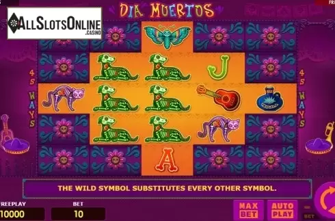 Reel Screen. Dia Muertos from Amatic Industries