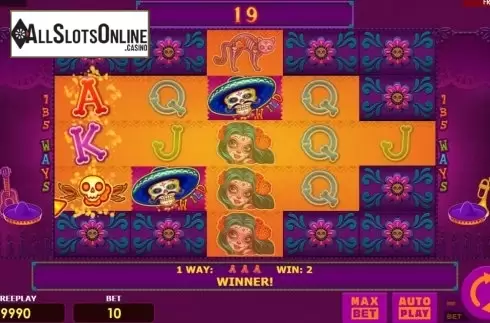 Win Screen 1. Dia Muertos from Amatic Industries
