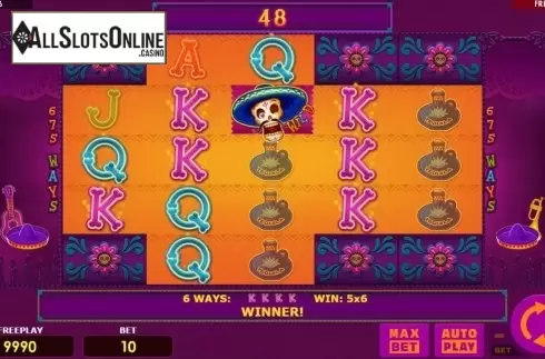 Win Screen 2. Dia Muertos from Amatic Industries