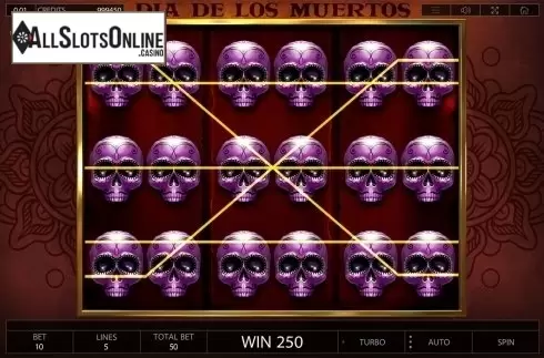 Win screen 2. Dia de Los Muertos (Endorphina) from Endorphina