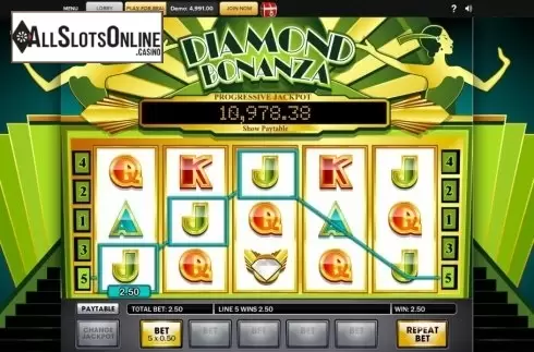 Win Screen . Diamond Bonanza from Roxor Gaming