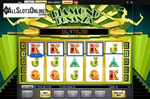 Win Screen 2. Diamond Bonanza from Roxor Gaming