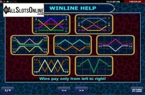 Screen3. Diamond Cats from Amatic Industries