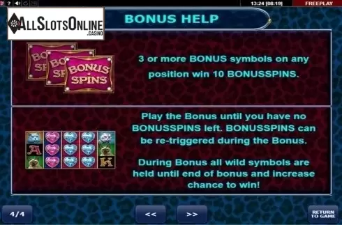 Screen5. Diamond Cats from Amatic Industries