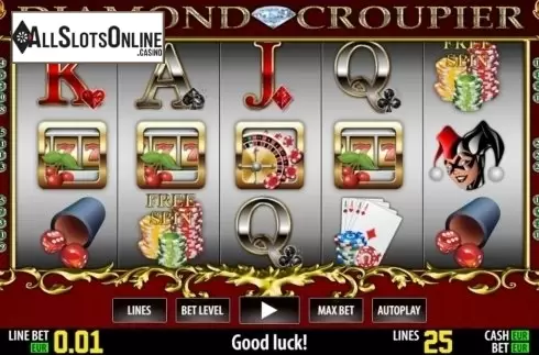 Game reels. Diamond Croupier HD from World Match