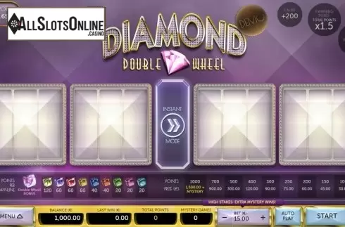 Reel Screen. Diamond Double Wheel from Air Dice
