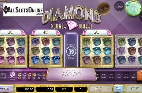 Win Screen 3. Diamond Double Wheel from Air Dice