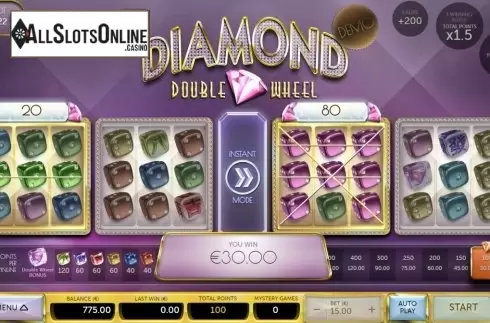 Win Screen 4. Diamond Double Wheel from Air Dice