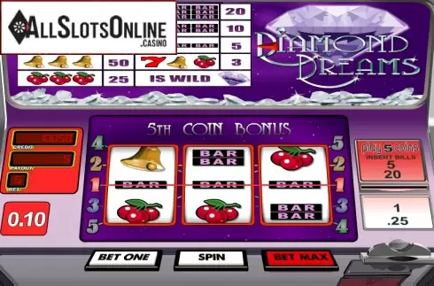 Reels 3. Diamond Dreams from Betsoft