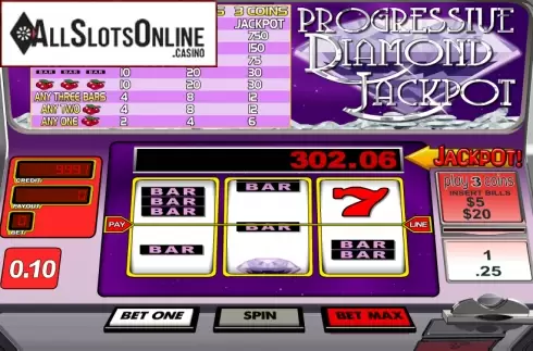 Reels 2. Diamond Jackpot from Betsoft