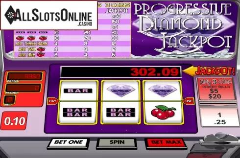 Reels 3. Diamond Jackpot from Betsoft