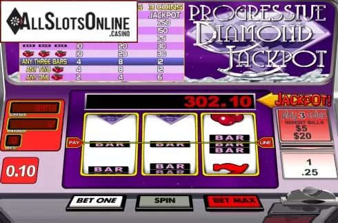 Reels 4. Diamond Jackpot from Betsoft
