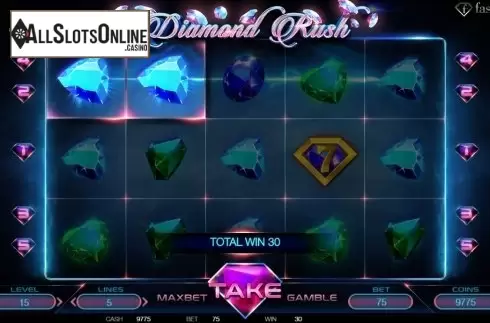 Win Screen 1. Diamond Rush (BetConstruct) from BetConstruct