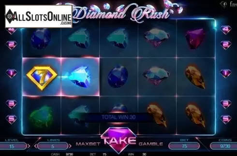 Win Screen 2. Diamond Rush (BetConstruct) from BetConstruct