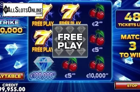 Free Spin. Diamond Strike Scratchcard from Pragmatic Play