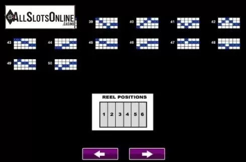 Paytable 6. Diamonds of Athens from High 5 Games