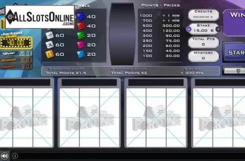 Reel Screen. Dice Of Fortune Progressive from GAMING1