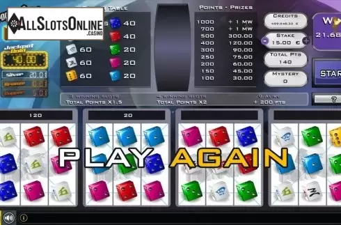 Win Screen 2. Dice Of Fortune Progressive from GAMING1