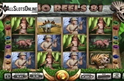 Reel Screen. Dino Reels 81 from Wazdan