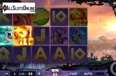 Win Screen. Dinosaur World from Dream Tech
