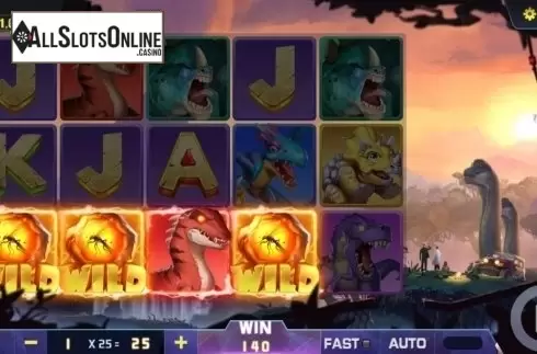 Win Screen. Dinosaur World from Dream Tech