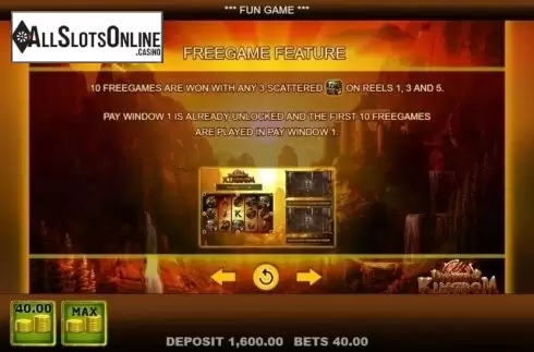 Free Spins 1. Dinosaur Kingdom from Merkur