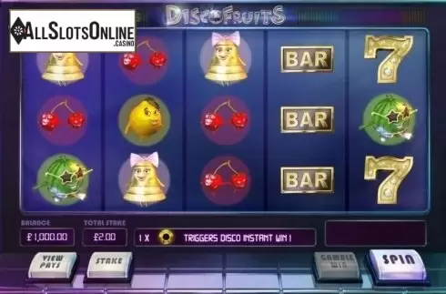 Screen5. Disco Fruits (Cayetano Gaming) from Cayetano Gaming