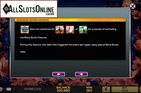 Block Bucks 2. Divine Luck from High 5 Games