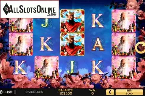 Play Screen. Divine Luck from High 5 Games